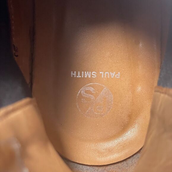 Paul Smith Gerald Chelsea Boots Mens Size 10 Navy Blue Suede Leather Dress - Picture 12 of 12